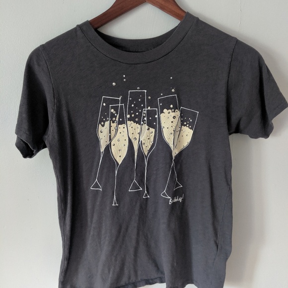 J. Crew Tops - J. Crew gray Bubbly! T-shirt size XS J. Crew Tops - J. Crew gray Bubbly! T-shirt size XS